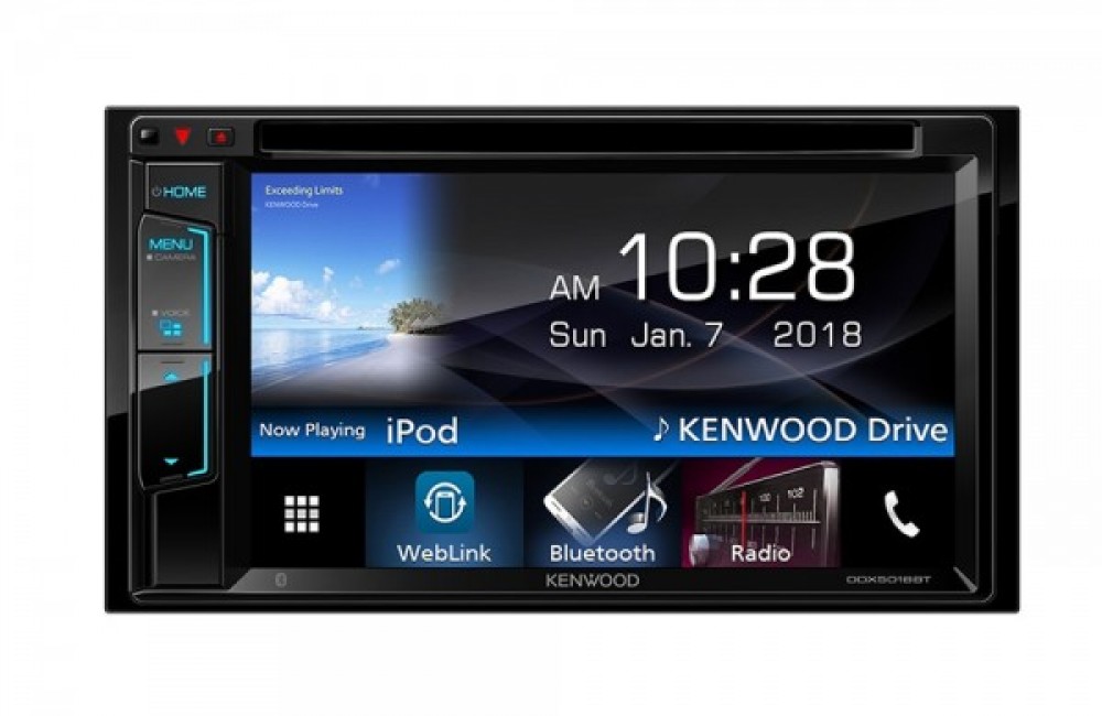 AUTORADIO KENWOOD  2 DIN de DVD de 6.2” con Bluetooth