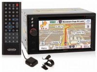 AUTORADIO JENSEN Bluetooth & GPS Incorporado | Doble-din 6,2″ panel táctil
